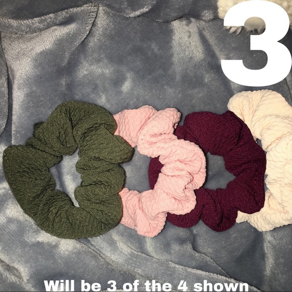 3 Pack of Scrunchies (Homemade) - Picture 3 of 4